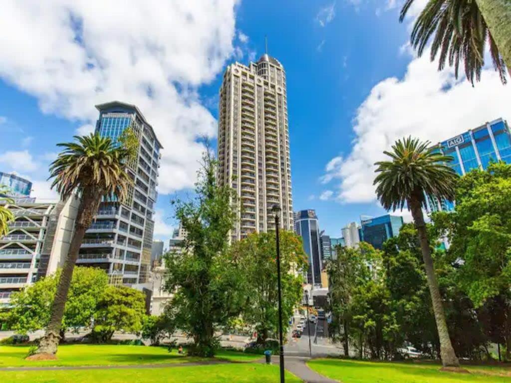 Bright One Bedroom Beauty With Balcony And Unbeatable Views Auckland Exterior foto